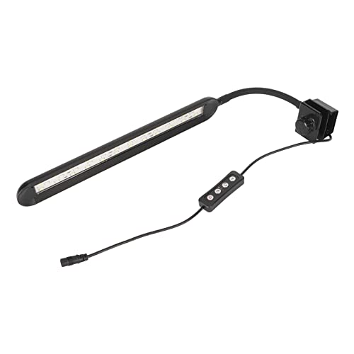 Biitfuu LED-Aquarienlicht, Clip-on-Aquariumlicht, Einfach Einzustellen, EU-Stecker, 100–240 V, Gehäuse aus Aluminiumlegierung, Schnelle Wärmeableitung, Knopftyp-Einstellung für Aquarien von Biitfuu