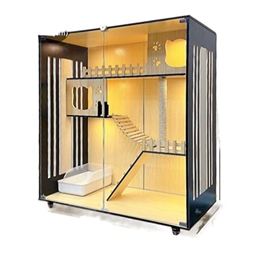 Cat Condos Cat Cage Villa Home Cat Cage Indoor Cat Cabinet Cat House Cat House Cat Villa Luxury Large Double-storey Cat Villa Cat Villa von BinOxy