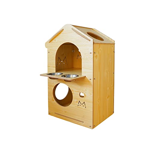 Cat Condos Four seasons pet villa cat kennel kennel bedroom home splicing assembly cat and dog general villa house Cat Villa von BinOxy