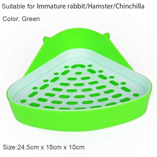 Katzenklo Hamster Haustier Katze Kaninchen Ecke WC Wurfsträucher Clean Indoor Pet Wurf Trainingsablage for kleine Tier Haustiere Katzentoilette (Color : 11, Size : As Your Options) von BinOxy