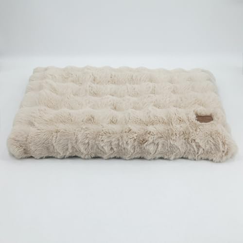 BingoPaw Hundebett Grosse Hunde waschbar: Hundekissen flauschig Plüsch Hundematte für große mittelgroße Hunde, Hundematratze wasserdicht abnehmbar rutschfest, Beige, L 90x60x10 cm BingoPaw Hundebett Grosse Hunde waschbar: Hundekissen flauschig Plüsch Hundematte für große mittelgroße Hunde, Hundematratze wasserdicht abnehmbar rutschfest, Beige, L 90x60x10 cm von BingoPaw