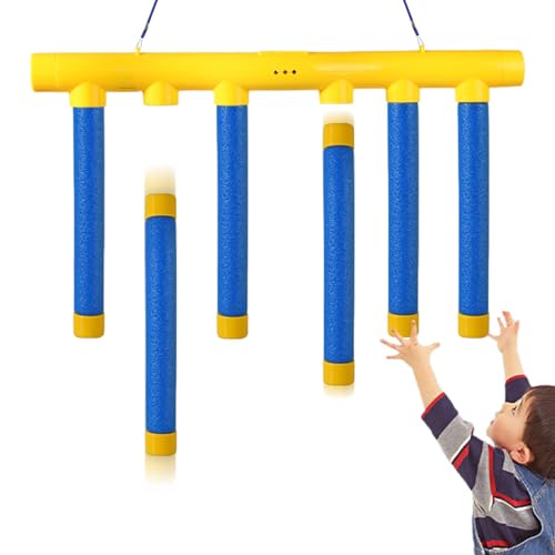 Biniveil Drop Stick-Spiel | Fangstäbchen-Spiele | Fallendes Stäbchen-Reaktionsspiel-Spielzeug | Hand-Auge-Koordinationsspiel | Reaktionstrainingsspielzeug Für Erwachsene, Kinder, Und Mädchen von Biniveil