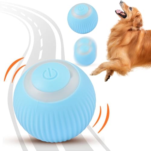 Biniveil Katzenspielzeug Ball | Katzenspielzeug Elektrisch Katzenball | Rollbal Interaktives Katzenspielzeug | Wiederaufladbarer Elektrische Katzenbälle | 360 Grad Rollbal Interaktives von Biniveil