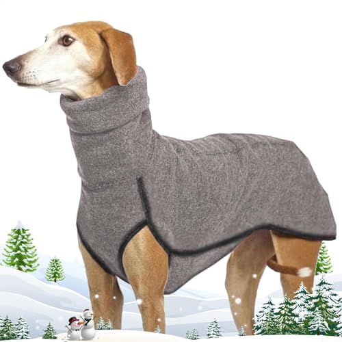 Whippet-Pullover für Hunde, superweiches Korallen-Fleece, Haustier-Pullover, Windhunde, Winter-Sweatshirt für Hunde, Pyjama, Hundemantel für und Winter von Biniveil