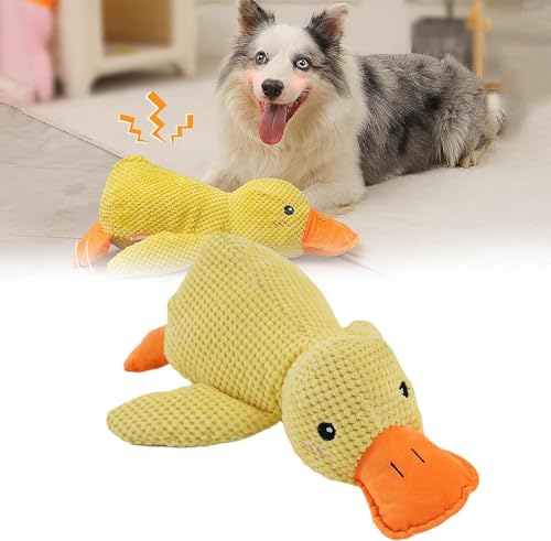 Duck-Hund-Spielzeug, Duck-Hund-Spielzeug, Duck-Duck-Hund-Spielzeug, langes, langes, scharfes Kauen-Spielzeug für große Welpen und kleine bis mittelgroße Hunde, unzerstörbare Hunde-Spielzeug von BinwoLoBLM