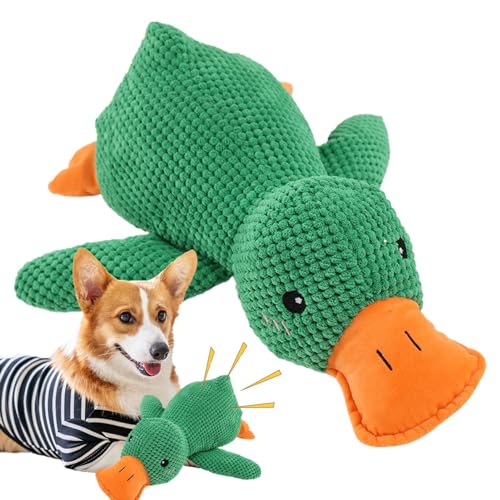 Duck-Hund-Spielzeug, Duck-Hund-Spielzeug, Duck-Duck-Hund-Spielzeug, langes, langes, scharfes Kauen-Spielzeug für große Welpen und kleine bis mittelgroße Hunde, unzerstörbare Hunde-Spielzeug von BinwoLoBLM