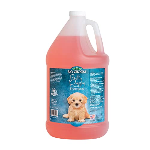 BIO-GROOM - Fluffy Puppy Hundeshampoo - Welpensicheres Shampoo - Speziell für empfindliche Haut und zartes Fell von Welpen - Mildes, rückstandsfreies, tränenfreies Welpenshampoo - 3.8 L von Bio-groom