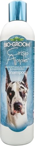 Bio-Groom - Crisp Apple Hundeshampoo - Mit Aloe Vera und Kamille Duft - Tierversuchsfreies und Seifenfreies Naturshampoo - Frei von Parabenen - Geeignet für Welpen und Kätzchen - 355 ml von Bio-groom