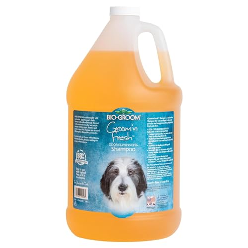 Bio-Groom - Groom 'n Fresh - Desodorierendes Hundeshampoo und Welpenshampoo - Geruchseliminierend - Mit Sojaprotein und Aloe Vera - Frei von Parabenen - 3.8 L von Bio-groom