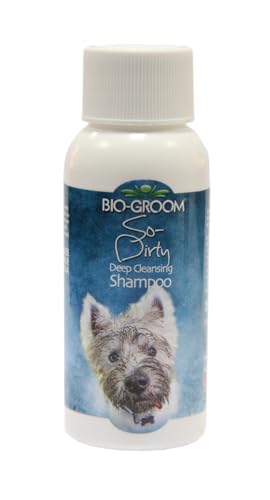 Bio-Groom - Tiefenreinigendes Hundeshampoo - Verleiht Glanz und stärkt das Haar - Frei von Parabenen und Silikonen - Tierversuchsfrei und Seifenfrei - 59 ml von Bio-groom