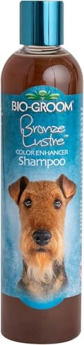 Bio-Groom - Bronze Lustre Shampoo - Hundeshampoo zur Verbesserung der braunen Fellfarbe - Verleiht Glanz und Schimmer - Stärkt das Haar - Verhindert Trockenheit - 340g von Bio-groom