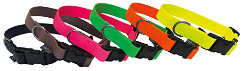 BioThane® Halsband 25 mm, verstellbar mit Clipverschluss, Gr. L, neonpink von BioThane