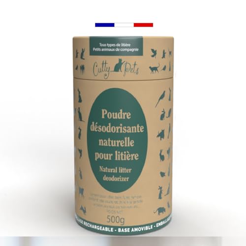 BioTonyx - Natürliches Lufterfrischerpulver für Katzenstreu – kleine Haustiere – geruchsabweisend & nachfüllbar – 500 g von BioTonyx