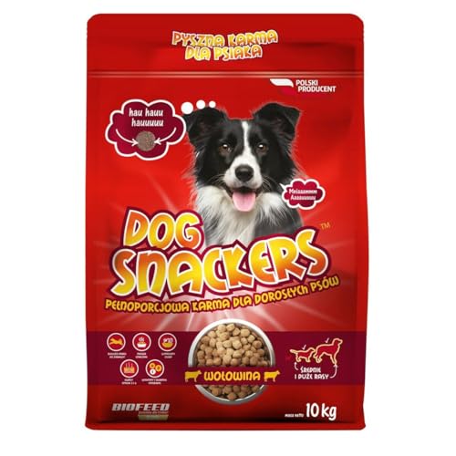 Biofeed Hundefutter Snackers Adult Medium & Large Beef 10 kg von Biofeed