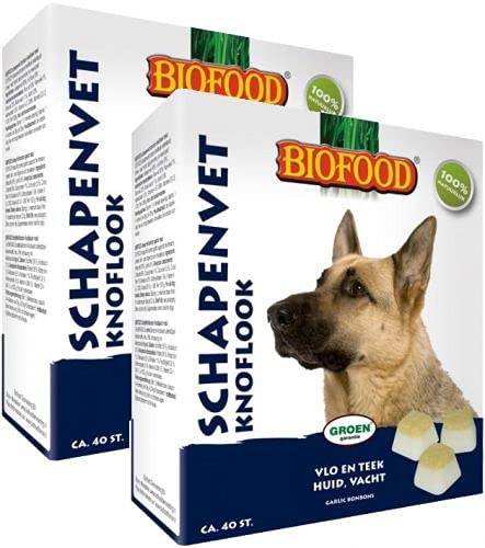 40 St Biofood Schafsfett Maxi Bonbons Knoblauch von Biofood