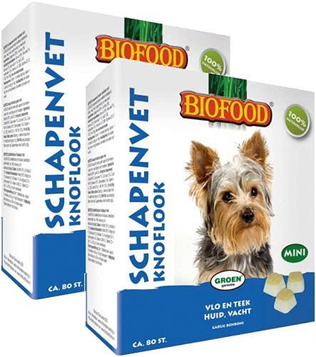 80 St Biofood Schafsfett Mini Pralinen Knoblauch von Biofood