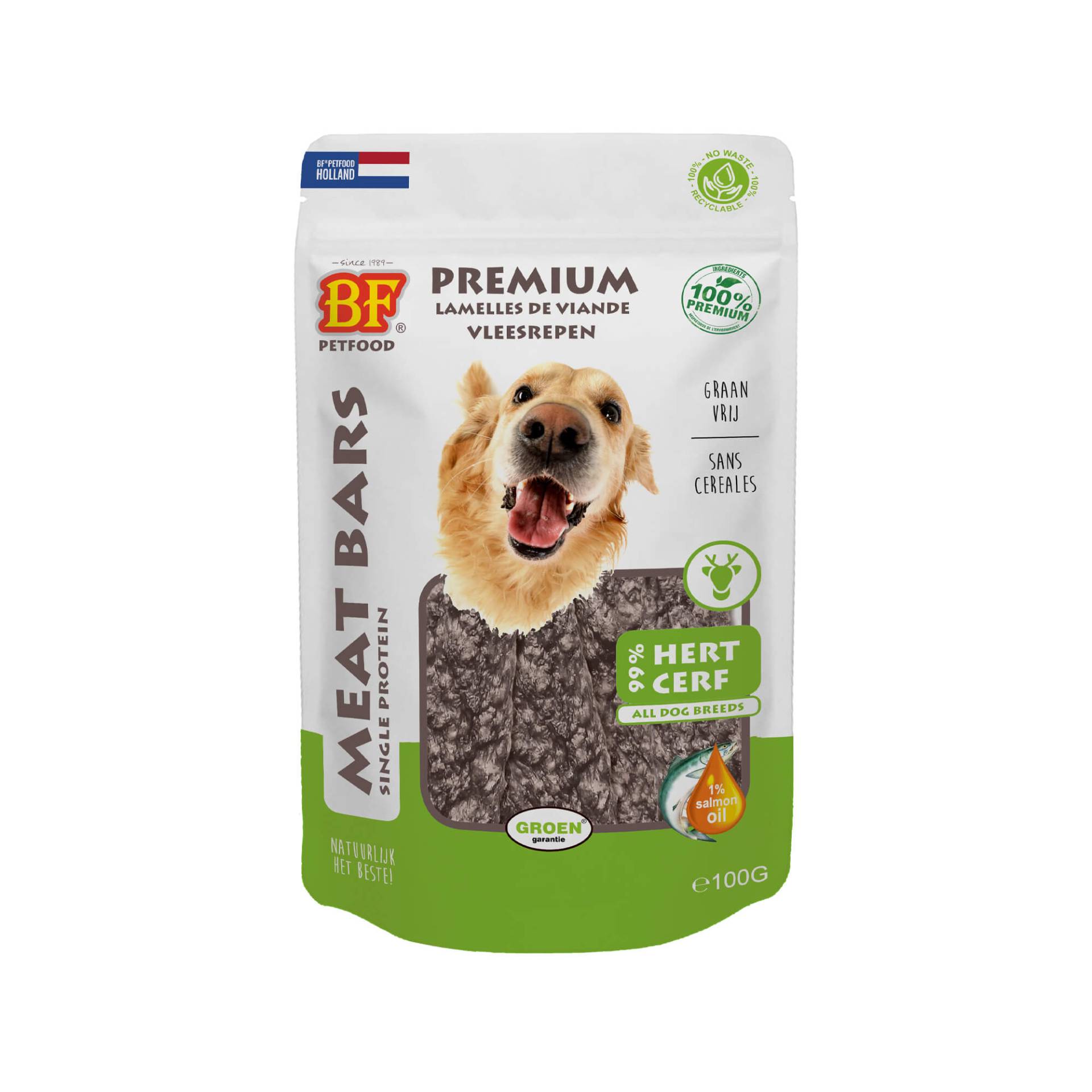 BF®Petfood Meat Bars - Gans - 3 x 100 g von Biofood