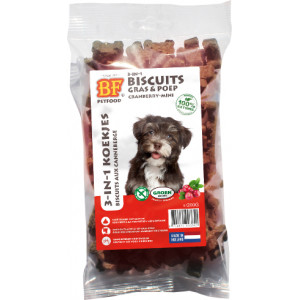 BF Petfood 3 in 1 Mini Hundekeks 2 x Cranberry Geschmack von Biofood