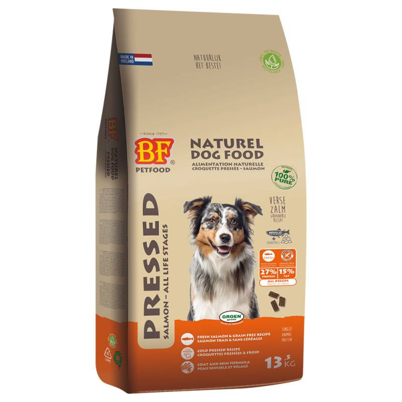 BF Petfood Lachs gepresst, getreidefrei - 13,5 kg von BF Petfood