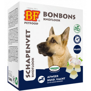 BF Petfood Schaffett Maxi Bonbons - Knoblauch 4 + 1 gratis von Biofood