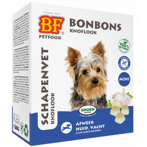 BF Petfood Schaffett Mini Bonbons - Knoblauch 4 + 1 gratis von Biofood