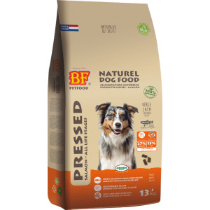 BF Petfood mit Lachs ohne Getreide gepresstes Hundefutter 13,5 kg von Biofood