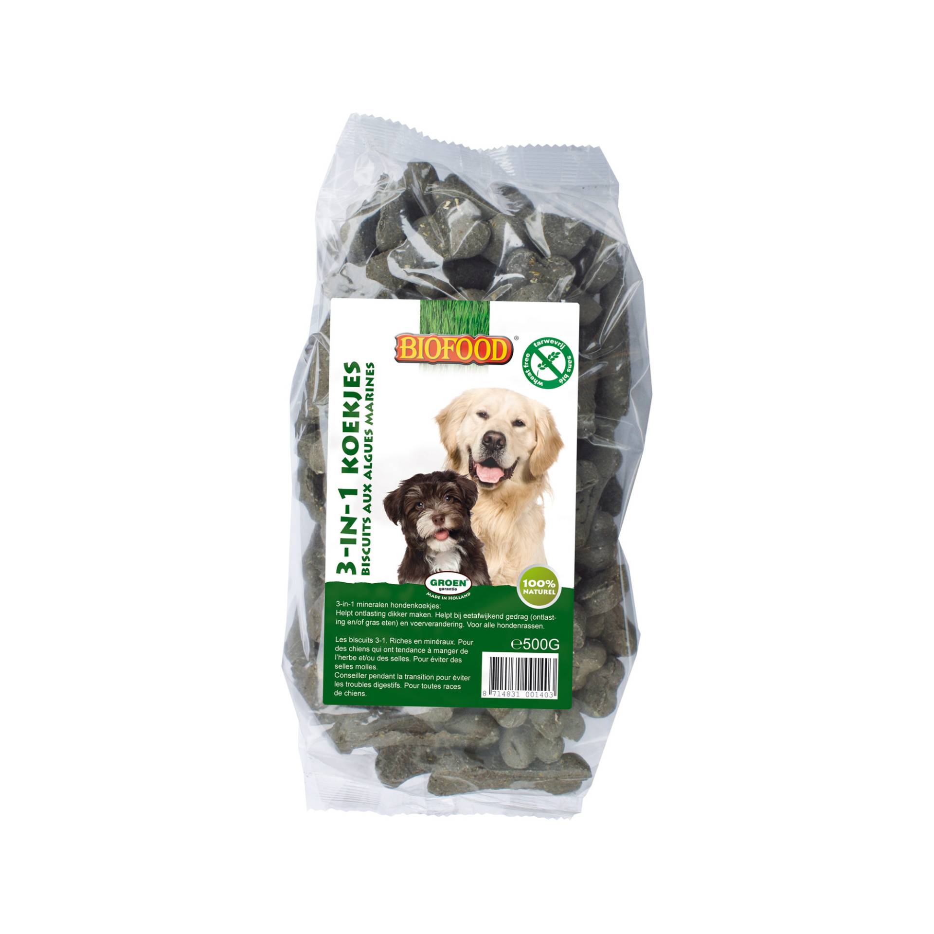 Biofood 3 in 1 Hundekekse - 3 x 500 g von Biofood