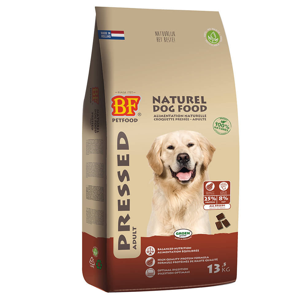 BF Petfood Adult gepresst - 13,5 kg von BF Petfood