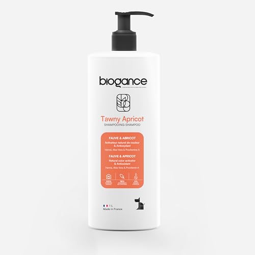 Biogance BGTA1L Hunde Shampoo, Aprikose, 1 L von Biogance