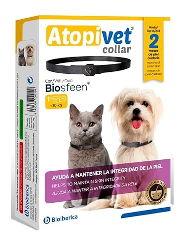 Bioiberica Atopivet Halsband für Hunde und Katzen, 35 cm, Gelb, Small, Unisex von Bioiberica