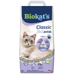 Biokat&apos;s Classic 3 in 1 Extra Katzenstreu 14 liter von Biokat&apos;s