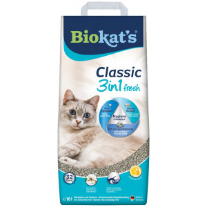 Biokat&apos;s Classic fresh 3in1 Cotton Blossom Katzenstreu 10 Liter von Biokat&apos;s