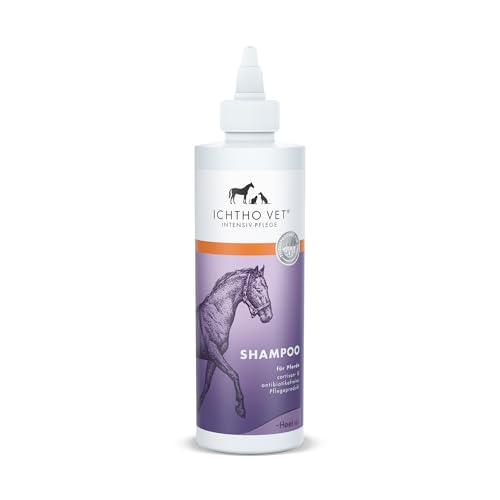 ICHTHO Vet Shampoo für Pferde: Sanfte Reinigung und Pflege für empfindliche und strapazierte Pferdehaut, 250ml | MADE IN GERMANY von Biologische Heilmittel Heel GmbH