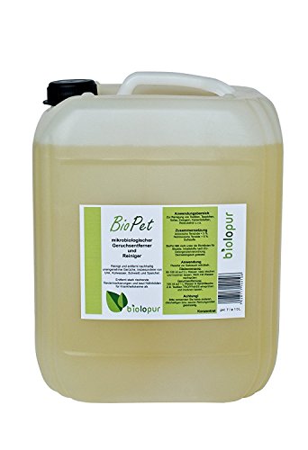 Biolopur | Geruchsneutralisierer | Geruchsentferner | Spray | Reinigungsmittel Urin, Haustier etc. 10L Konzentrat ergibt 100L Fertiglösung von Biolopur