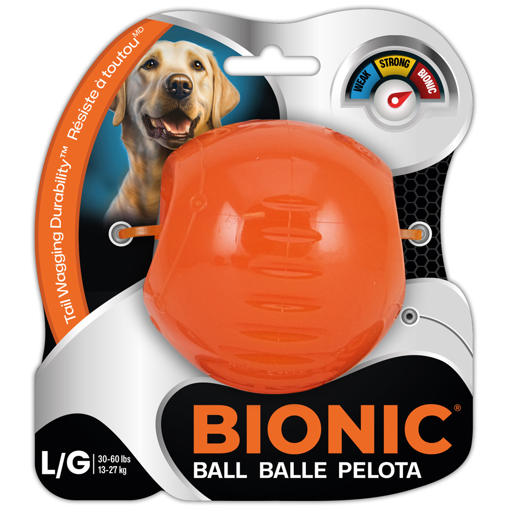 BIONIC Ball für Hunde - Größe L: Ø 8,2 cm von Bionic