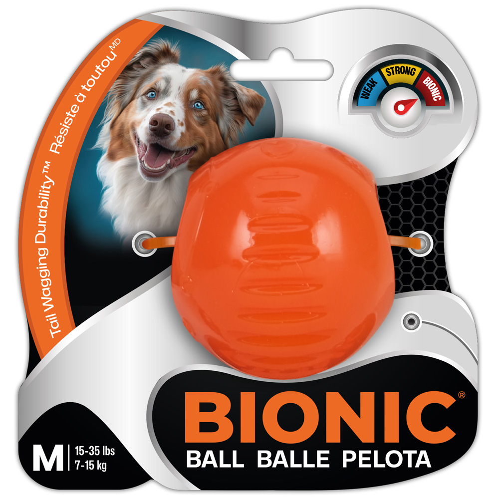 BIONIC Ball für Hunde - Größe M: Ø 6,7 cm von Bionic