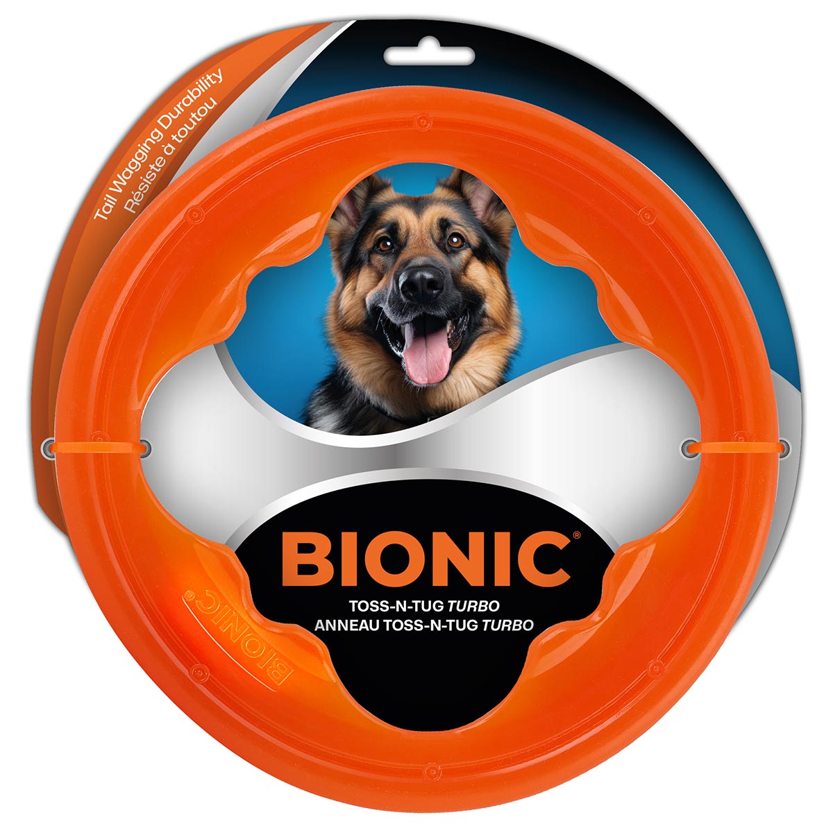 BIONIC Hundespielzeug Toss-N-Tug Turbo von Bionic