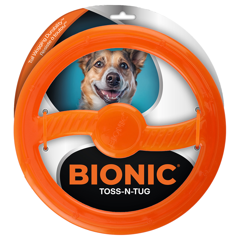 BIONIC Toss-N-Tug Wurfring für Hunde - Ø 22,7 cm von Bionic