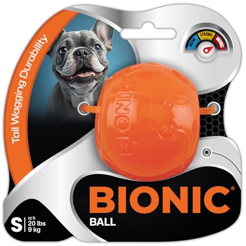 Bionic Ball, extrem widerstandsfähiges Hundespielzeug, 5,8cm von Bionic
