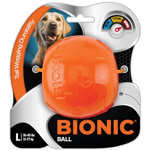 Bionic Ball, extrem widerstandsfähiges Hundespielzeug, 8,2cm von Bionic