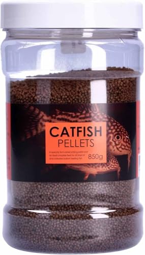 Wallerpellets 850g Dose - sinkende Fischfutterpellets für Wels, Kaltwasser und tropische Fische von Biotope Aquatics Ltd