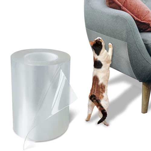 kratzschutz Sofa Katze 10cmX10m Katzen Kratzschutz Sofa Transparent Möbelschutz Katzenerziehung Übungsband Oberflächenschutz Möbel Couch Sofa Schutz Möbel Couch Sofa Wand Tür Schutz von Birllaid