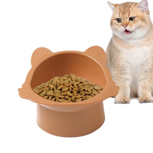 Birtern Erhöhte Katzennäpfe, 400 ml Haustier-Wasserfutter-Futterstation, rutschfeste, erhöhte Katzenfutternäpfe, Lebensmittelqualität, Futternäpfe für Futter und Wasser, Indoor-Katzen von Birtern