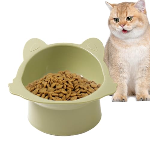 Birtern Katzennapf mit hoher Taille, 400 ml, rutschfeste erhöhte Futternäpfe für Katzen, Lebensmittelqualität für Futter und Wasser, Indoor-Katzen von Birtern