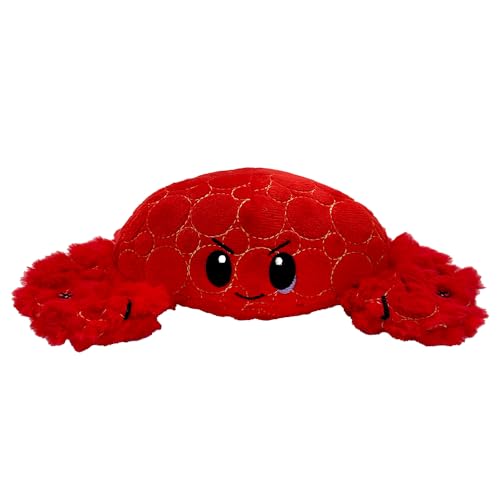 Bite Force Deep Sea Tough Plush Toy for Dogs - Built with Kevlar, Multi-Layered with Reinforced Seams, Durable Dog Toy, Squeaker for Interactive Play.Ideal for Strong Chewers (Crab) von Bite Force