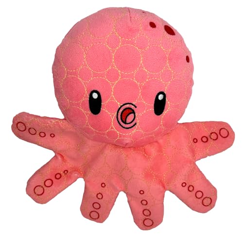 Bite Force Deep Sea Tough Plush Toy for Dogs - Built with Kevlar, Multi-Layered with Reinforced Seams, Durable Dog Toy, Squeaker for Interactive Play.Ideal for Strong Chewers (Octopus) von Bite Force