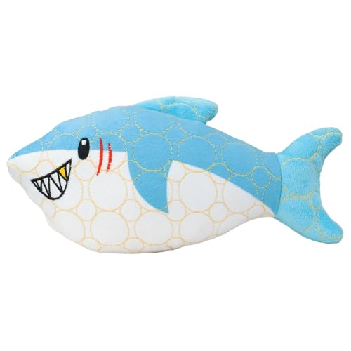 Bite Force Deep Sea Tough Plush Toy for Dogs - Built with Kevlar, Multi-Layered with Reinforced Seams, Durable Dog Toy, Squeaker for Interactive Play.Ideal for Strong Chewers (Shark) von Bite Force