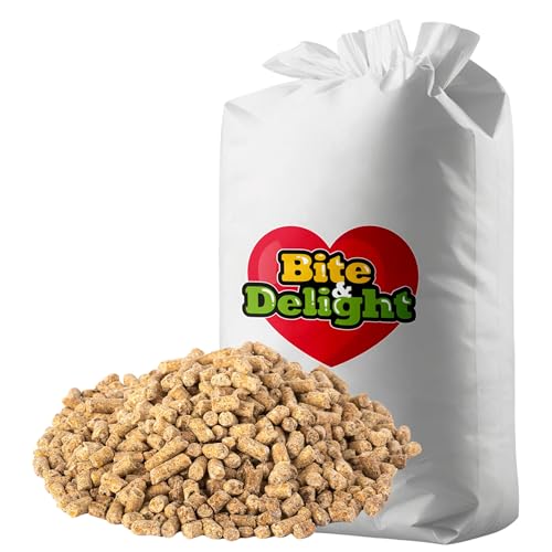 Bite & Delight Futter für Hühner - Gentechnikfreie Pellets - Körnerpick Hühnerfutter - Vollwertiges Alleinfutter für Legehennen, Wachteln und Geflügel - Legehennenfutter Non GMO - 10 kg von Bite & Delight