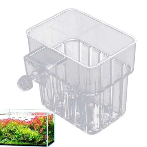 Bitong Aquarium-Pflanzenhalter, Aquarium-Pflanzbecher mit Haken, Aquarium-Pflanzbecher, Aquarium-Dekoration, Pflanztopf für Aquarium, Aquaponische Pflanzenzucht von Bitong