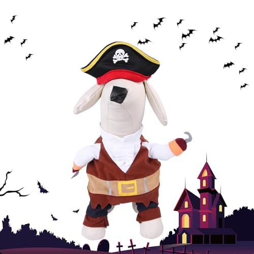 Bitong Haustier-Cosplay-Kostüme,Atmungsaktive, stilvolle Hundekostüme im Ritterstil für Halloween - Haustierkostümzubehör für Foto-Requisiten, Festivalparade, Halloween-Party, Halloween-Reise von Bitong